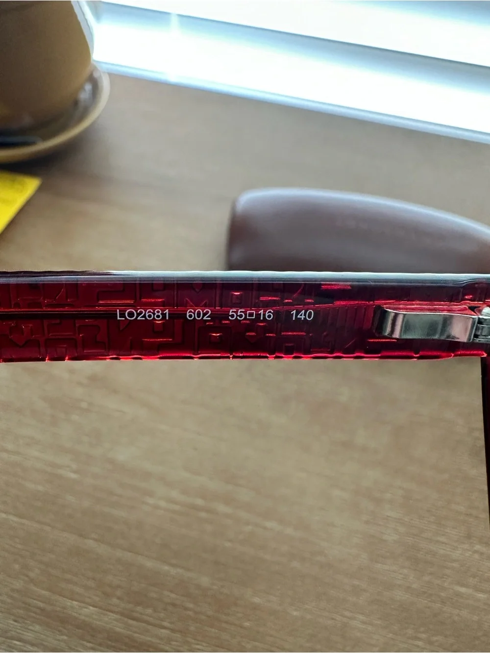 Burgundy Red LONGCHAMP Eyeglass Frames